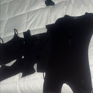 Year of Our leggings, FashionNova onsie & two bralette top BUNDLE!